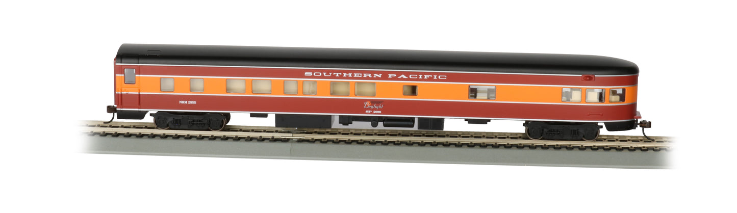 Bachmann 14307 HO SP Daylight 85' Smooth-Side Observation w/Lighted Interior