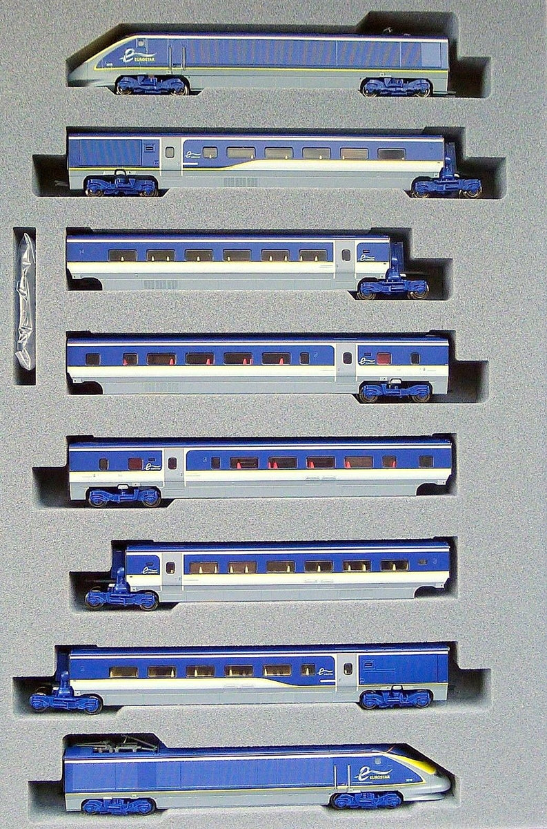 Kato 10-1297 Eurostar Class 373 N Gauge Electric Passenger Train Set