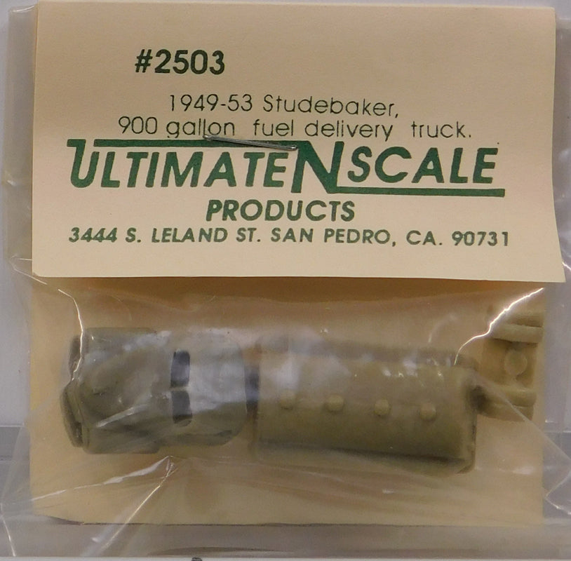 Ultimate N Scale 2503 N 1949-53 Studebaker 900 Gallon Fuel Delivery Truck