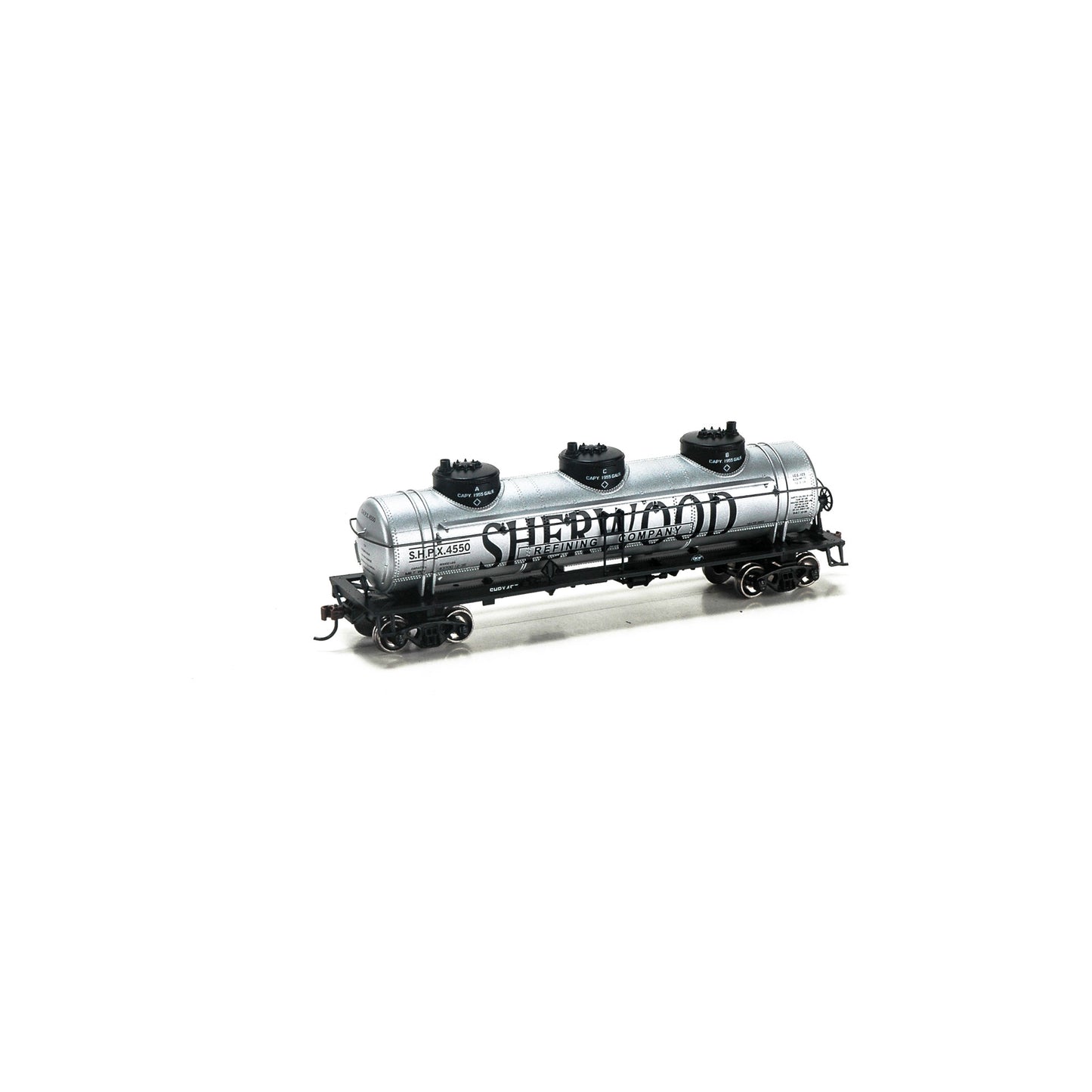 Roundhouse 74497 HO Sherwood 3-Dome Tank Car #4550