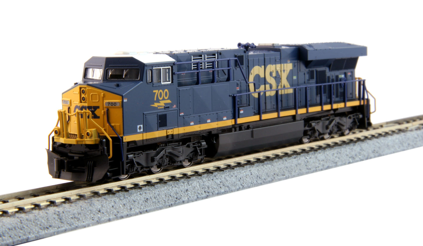 Kato 176-8928-1 N CSX GE ES44AC "GEVO" Diesel Locomotive DCC #700