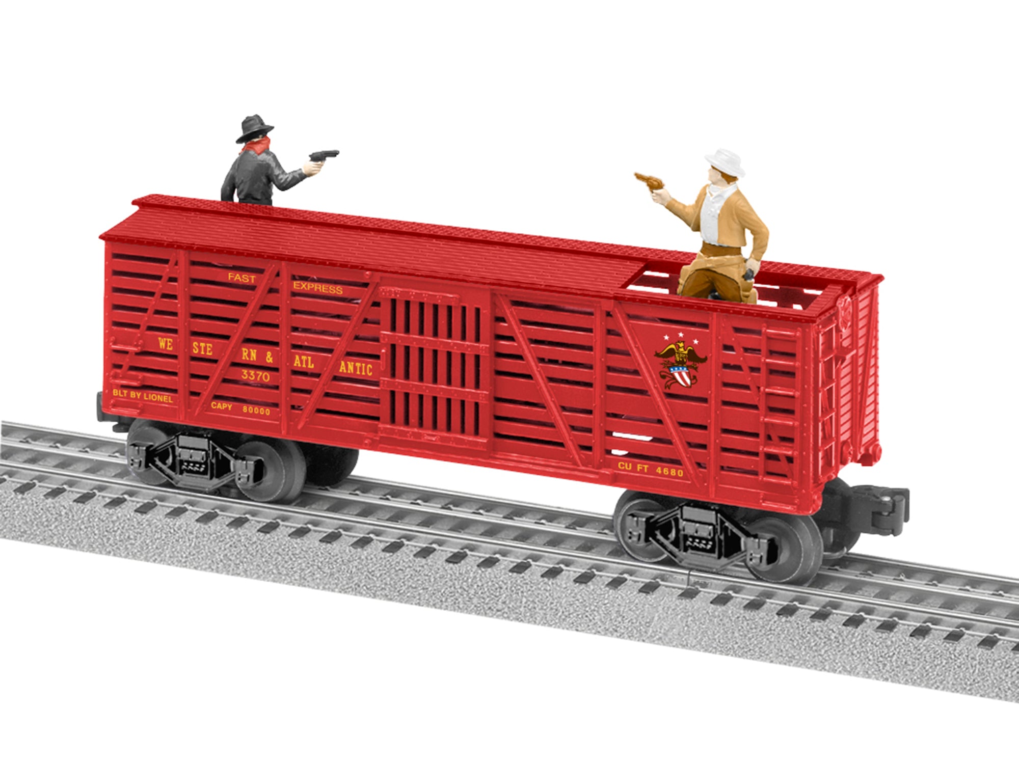 Lionel Animated Sheriff and Outlaw store Car