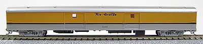 Con-Cor 40133 85' N Denver & Rio Grande Western Smooth Side Full Baggage Car