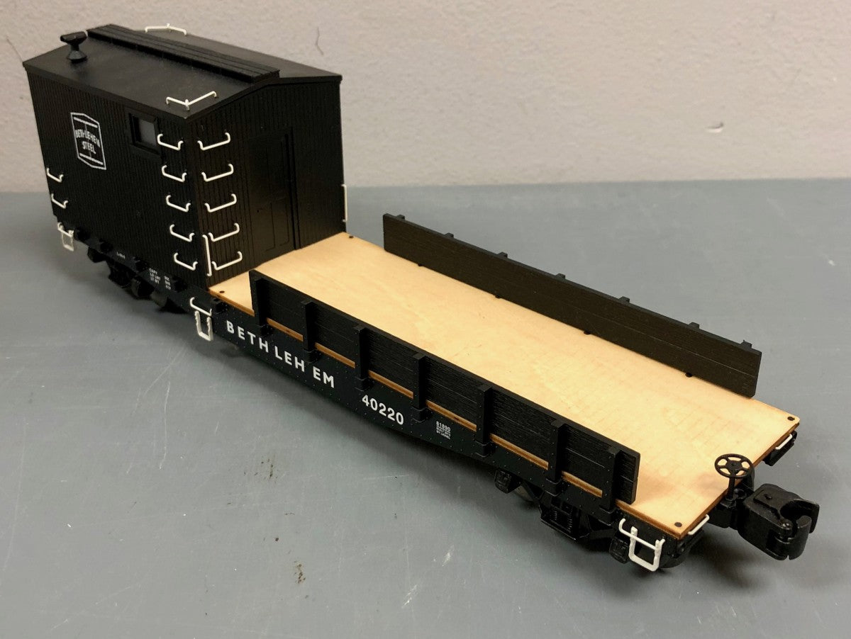 Lionel 6-81890 O Bethlehem Steel Boom Car w/Legacy RailSounds #40220