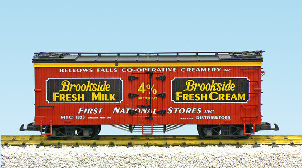 Usa Trains R16479 G Brookside Creamery U.s. Refrigerator Cars (oxide B 