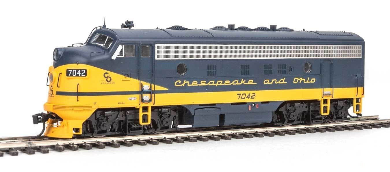 Walthers 920-40915 HO Chesapeake & Ohio EMD F7A with Tsunami® Sound & DCC #7051