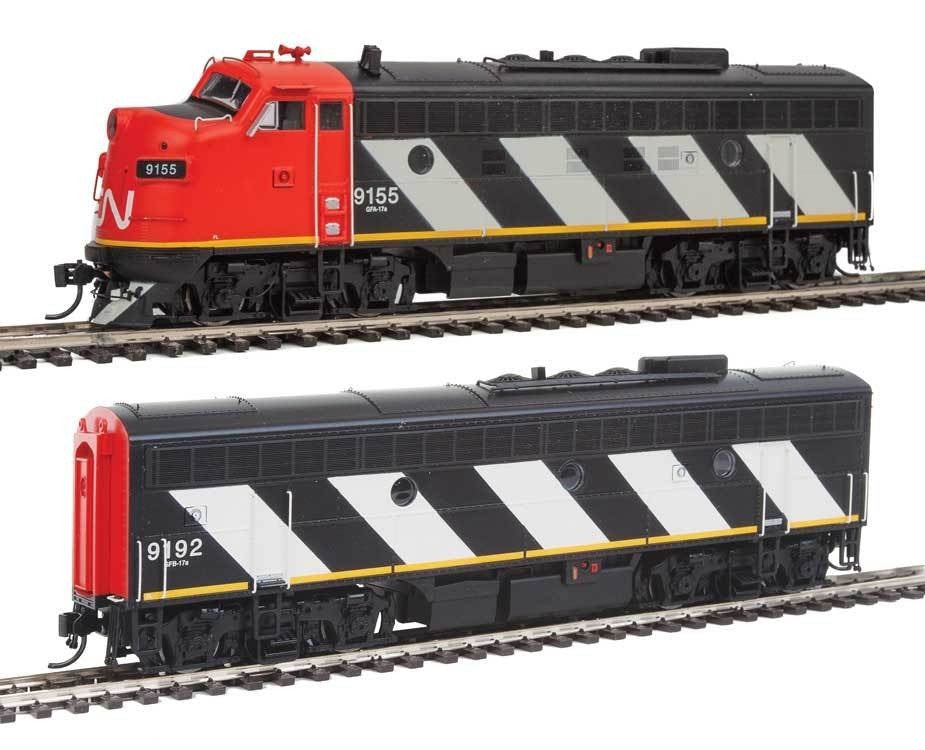 Walthers 920-40908 HO Canadian National EMD F7A-B Set Diesel Loco #9155/#9192