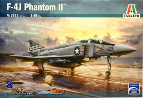 Italeri 2781 1:48 F-4J Phantom II Military Aircraft Plane Model Kit