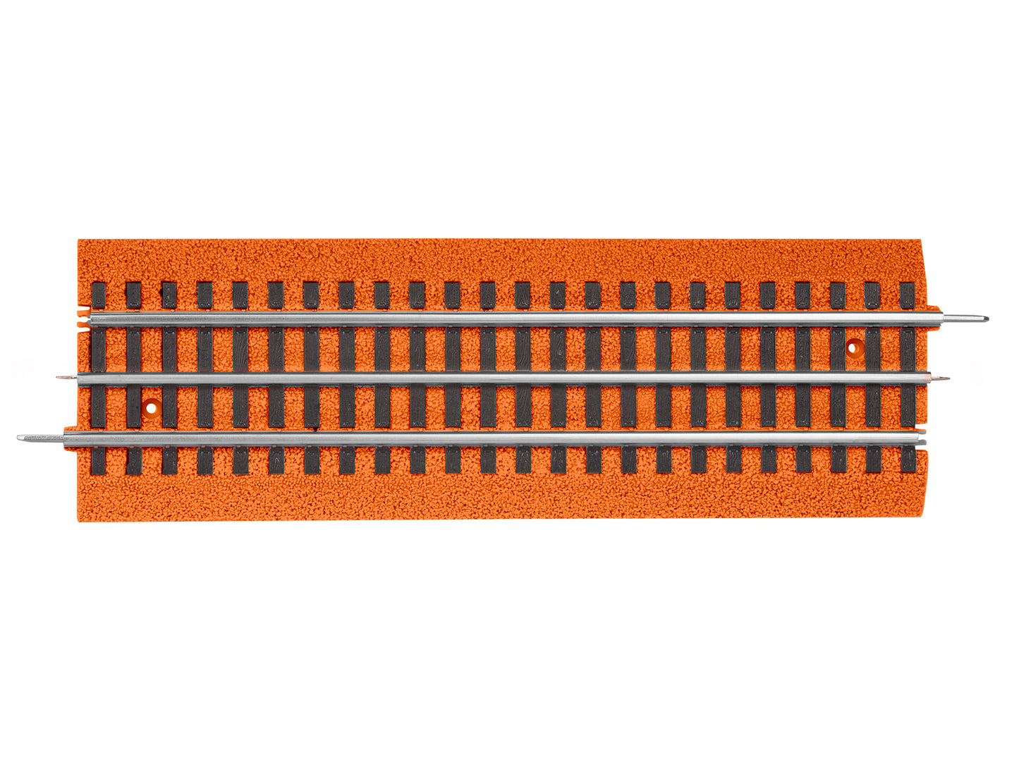 Lionel 6-85384 O Orange FasTrack 10'' Straight Tracks (Pack of 4)