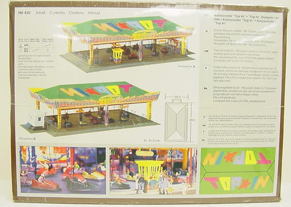 Faller 435 HO Bumper Car Ride Building Kit