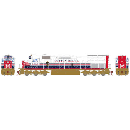 Athearn 86740 HO SSW Cotton Belt RTR SD45T-2 Diesel Locomotive #9389