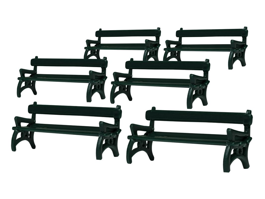 Lionel 1930180 O Benches (Pack of 6)