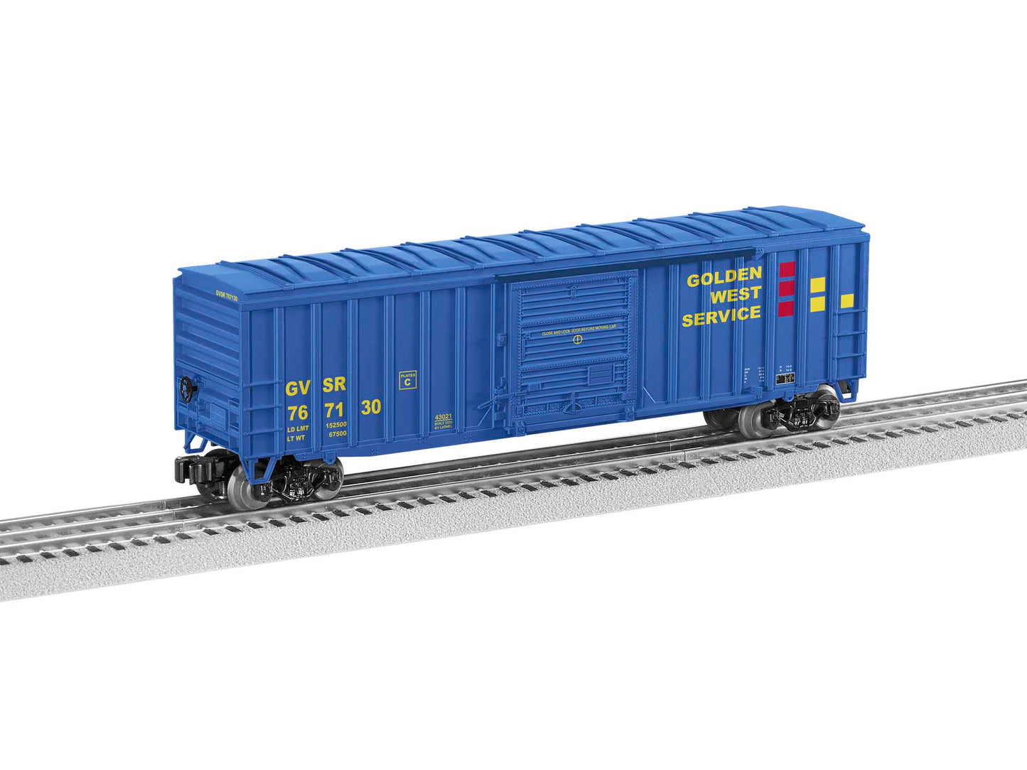 Lionel 2043021 O Golden West Service Standard 50' Boxcar #767130