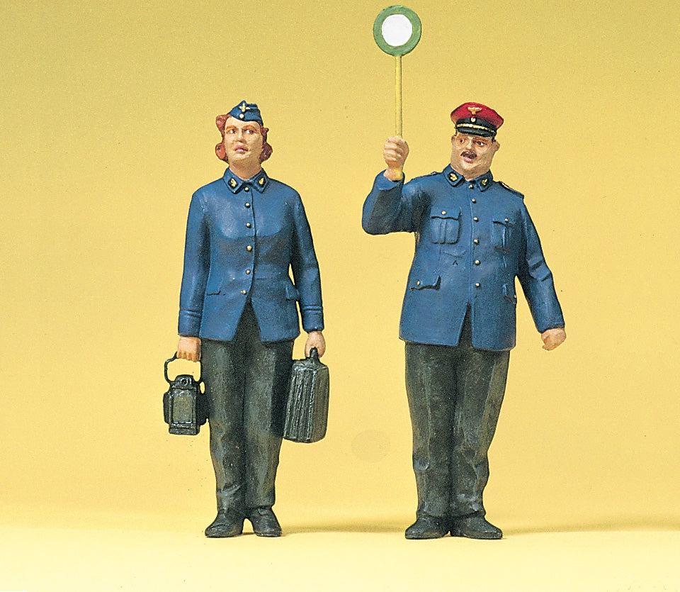 Preiser 45117 G Deutsche Reichsbahn Railroad Personel Figures (Set of ...