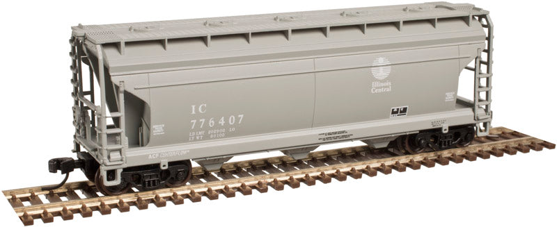 Atlas 50003388 N Illinois Central Trainman® ACF® 3560 Covered Hopper #776407