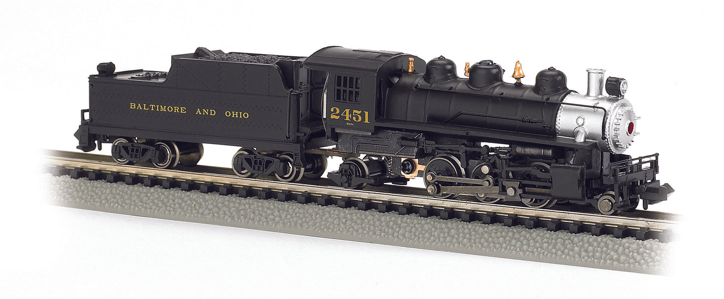 Bachmann 51560 N Baltimore & Ohio 2-6-2 Prairie Steam Locomotive #2451