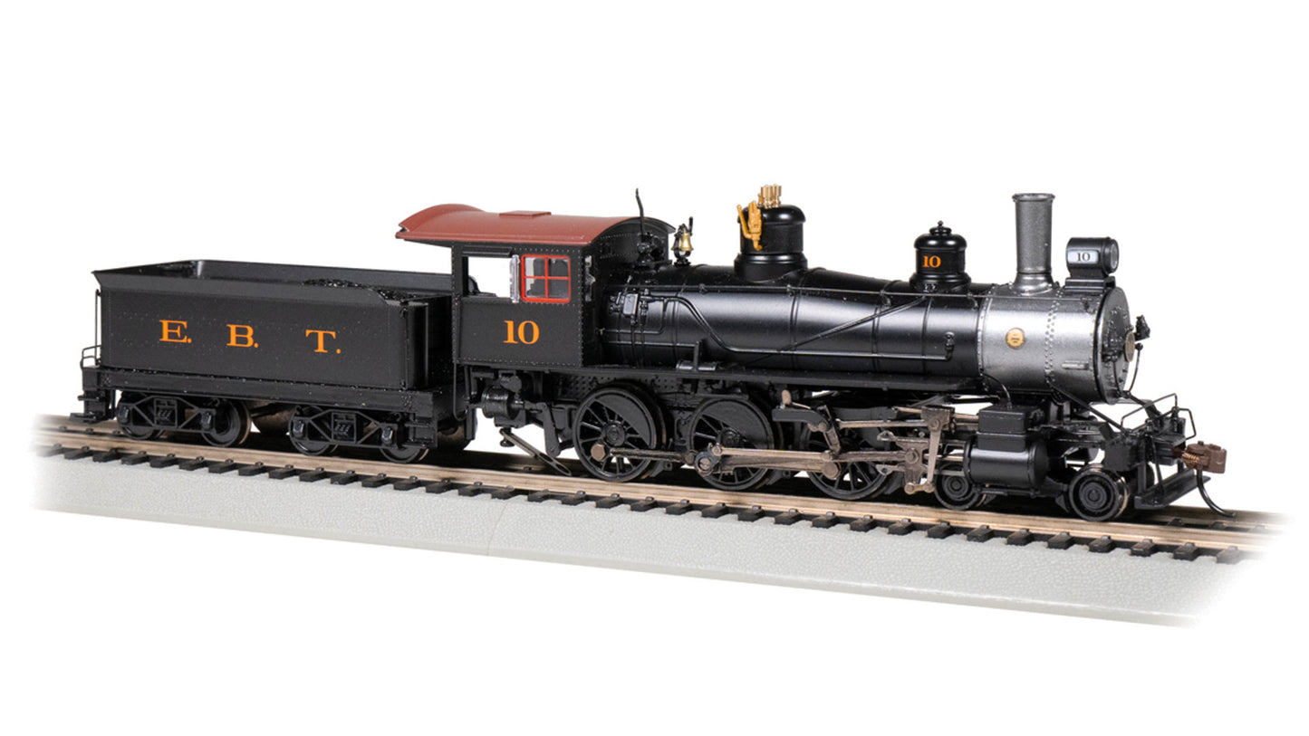 Bachmann 52206 HO East Broad Top Baldwin 4-6-0 Steam Locomotive #10