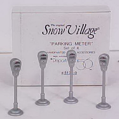 Dept 56 5178-0 Snow Village Parking Meters (Set of 4)