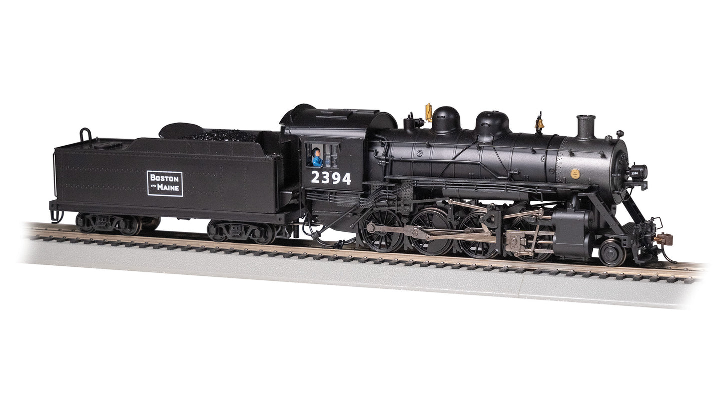 Bachmann 57907 HO B&M Baldwin 2-8-0 Steam Locomotive Standard DC #2394