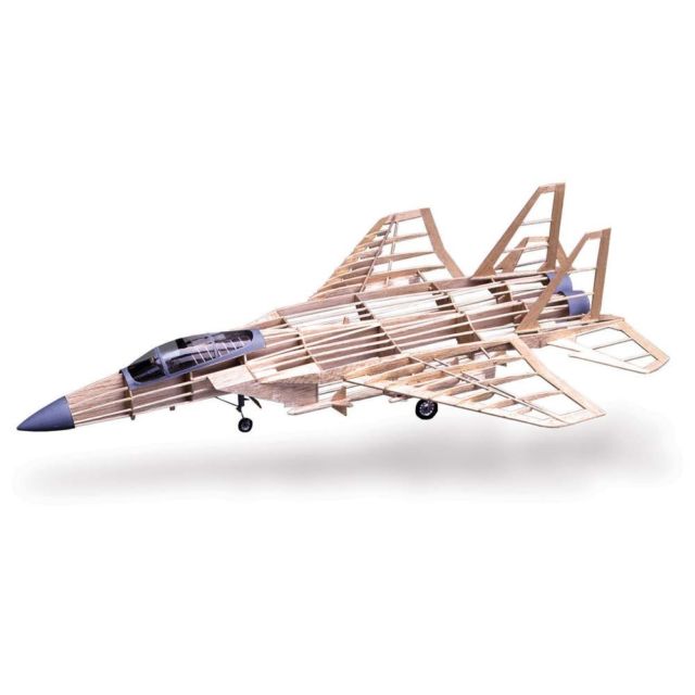 Guillows 1401 1:40 F-15 Eagle Military Aircraft Plane Model Kit – Trainz