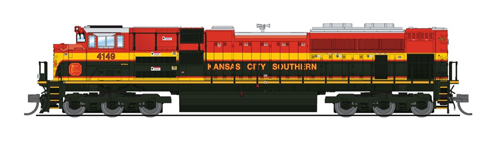 Broadway Limited 6299 N KCS EMD SD70ACe Diesel Locomotive Sound/DC/DCC #4149