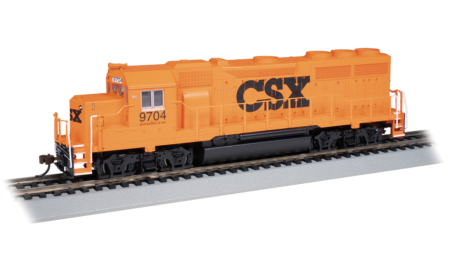 Bachmann 63540 HO CSX Maintenance of Way EMD GP40 Diesel Locomotive #9704