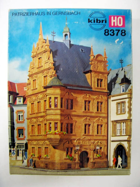 Kibri 8378 HO German/European Corner Apartment Plastic Model Kit