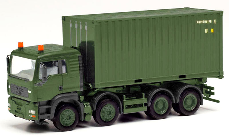 Herpa 746809 HO Austrian Armed Forces - MAN TGA L 8X4 Swap Body Truck