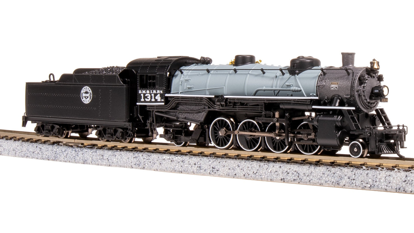 Broadway Limited 7857 N DMIR USRA Light Mikado Steam Loco Sound/DC/DCC #1320