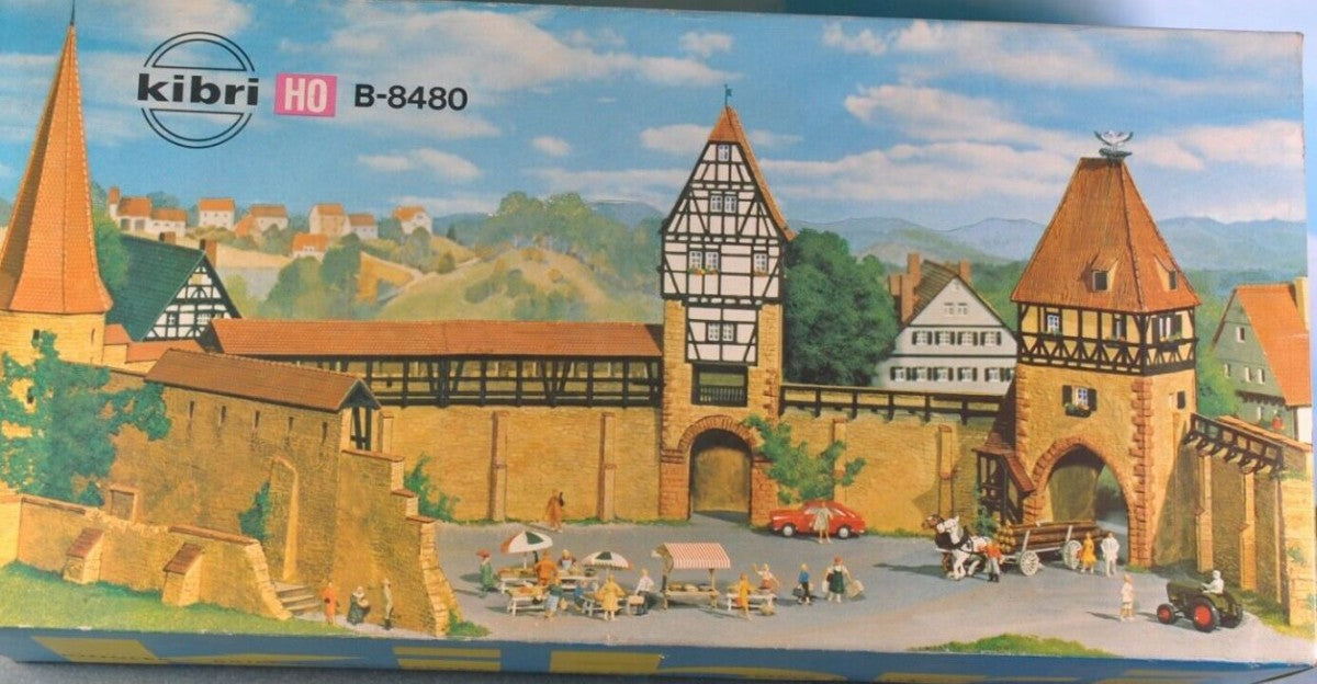 Kibri 8480 Medieval Wall Building Kit