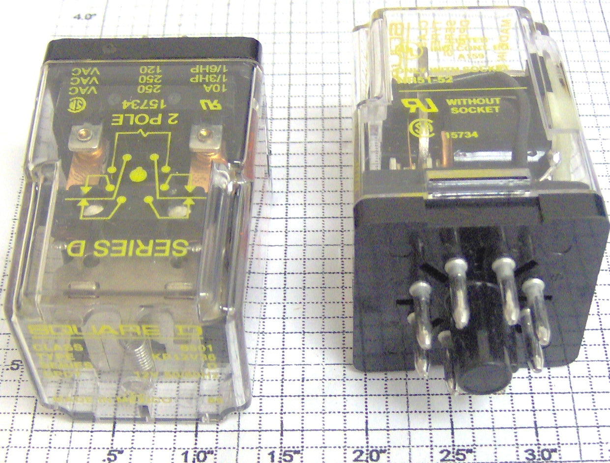 Lionel 49076 12 Volt 10A General Purpose DPDT Relay