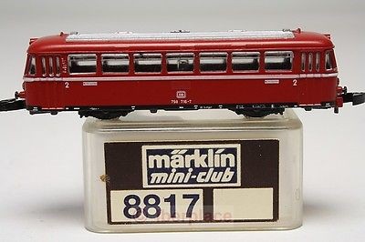 Marklin 8817 Z DB German Federal Railroad 2nd Class Railbus Car