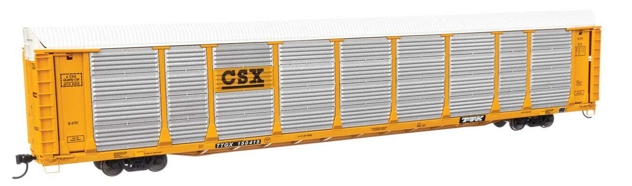 Walthers 920-101516 HO CSX TTGX 89' Thrall Bi-Level Auto Carrier #150415 - RTR