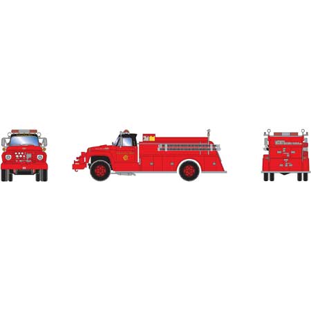 Athearn 92032 HO Chicago Ford F-850 Fire Truck