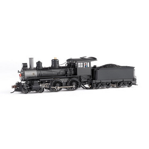 Bachmann 80101 HO Black Spectrum Modern 4-4-0 Steam Locomotive w/DC