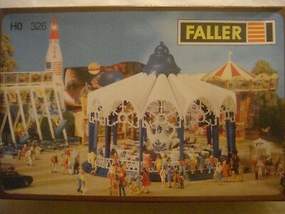 Faller 326 HO Tea Cups Merry Go Round Amusement Ride Building Kit