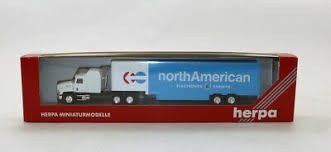 Herpa 6183 HO North American Van Lines Mack Moving Truck