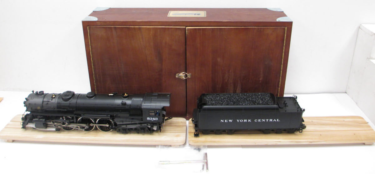 USA Trains 20002 G New York Central J1e Hudson with Sound & Wooden Case #5343