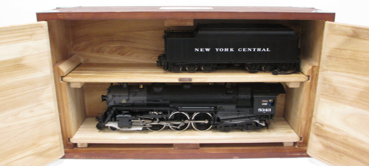 USA Trains 20002 G New York Central J1e Hudson with Sound & Wooden Case #5343