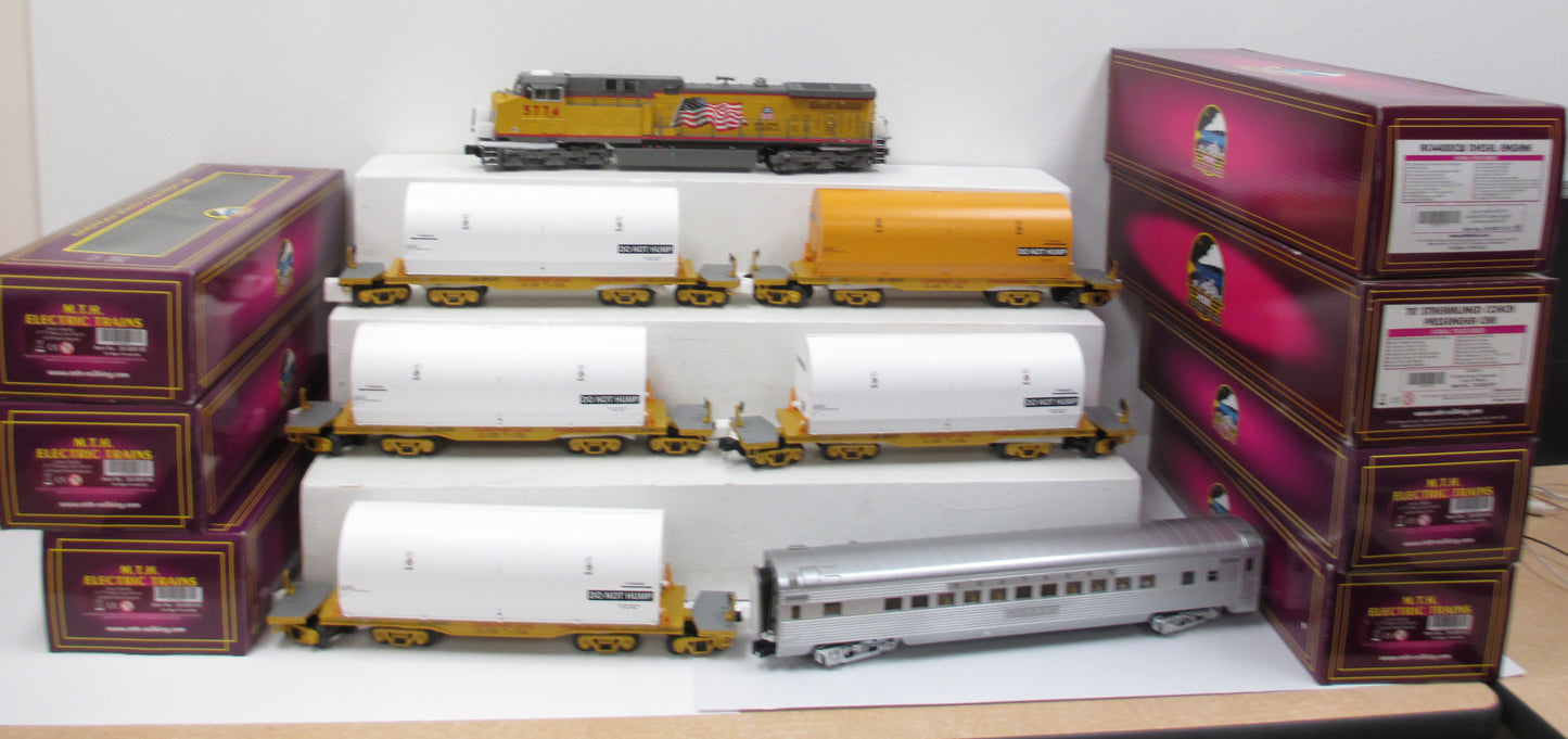 MTH 20-20013-1 O NASA AC4400 Diesel Locomotive Set w/PS 2.0 (7 Pc Set)