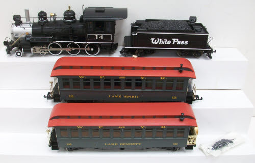 Bachmann 90059 White Pass & Yukon G Gauge Steam Starter Train Set