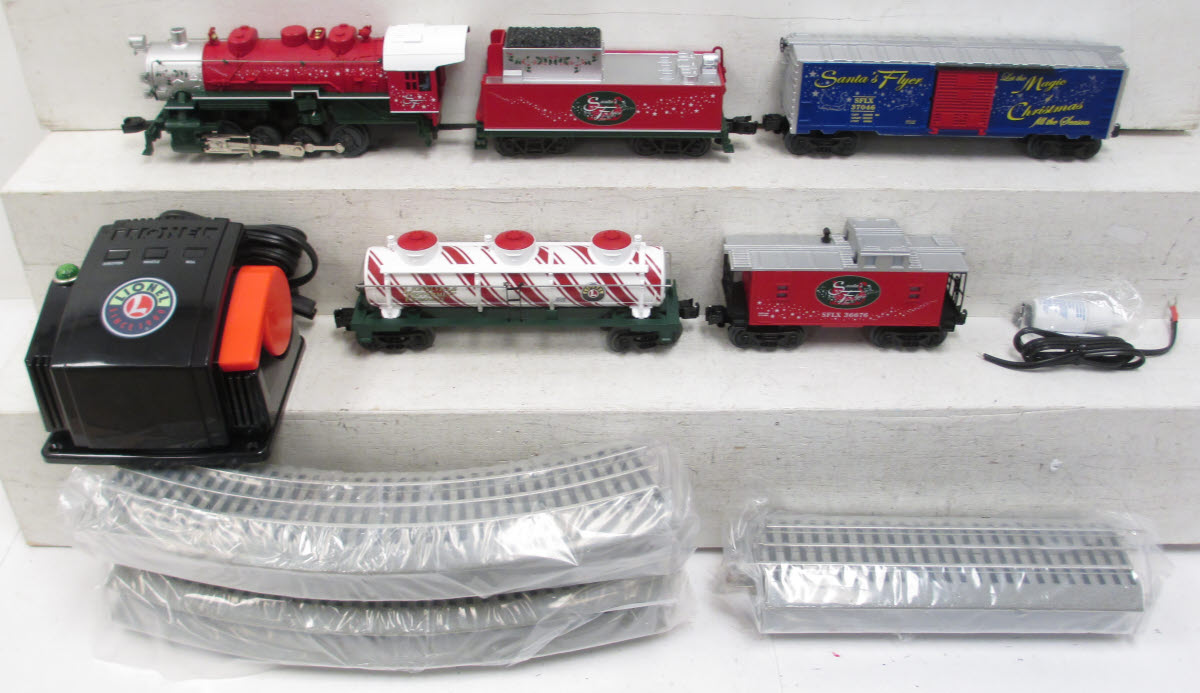 Lionel santa's flyer train set on sale