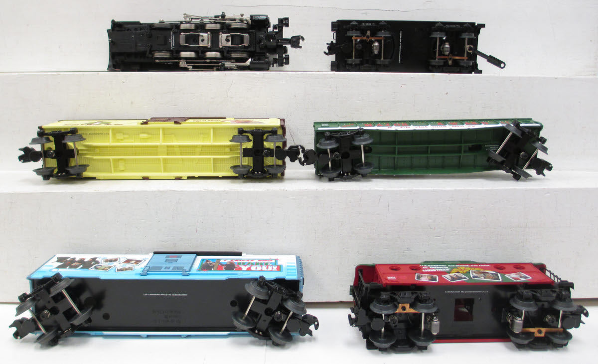 A christmas sales story train set