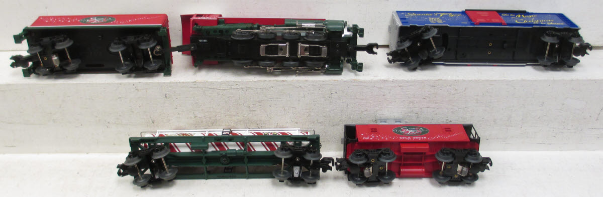 Lionel santa's flyer train hot sale set