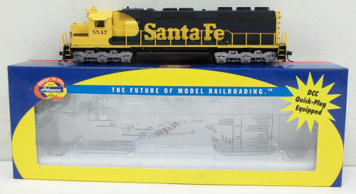 Athearn 95424 HO Santa Fe/Freight Ready to Run SD45 Diesel Locomotive #5547