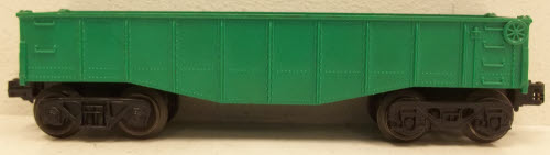 lionel 6112-86 Vintage O Green Gondola Car