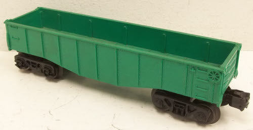 lionel 6112-86 Vintage O Green Gondola Car