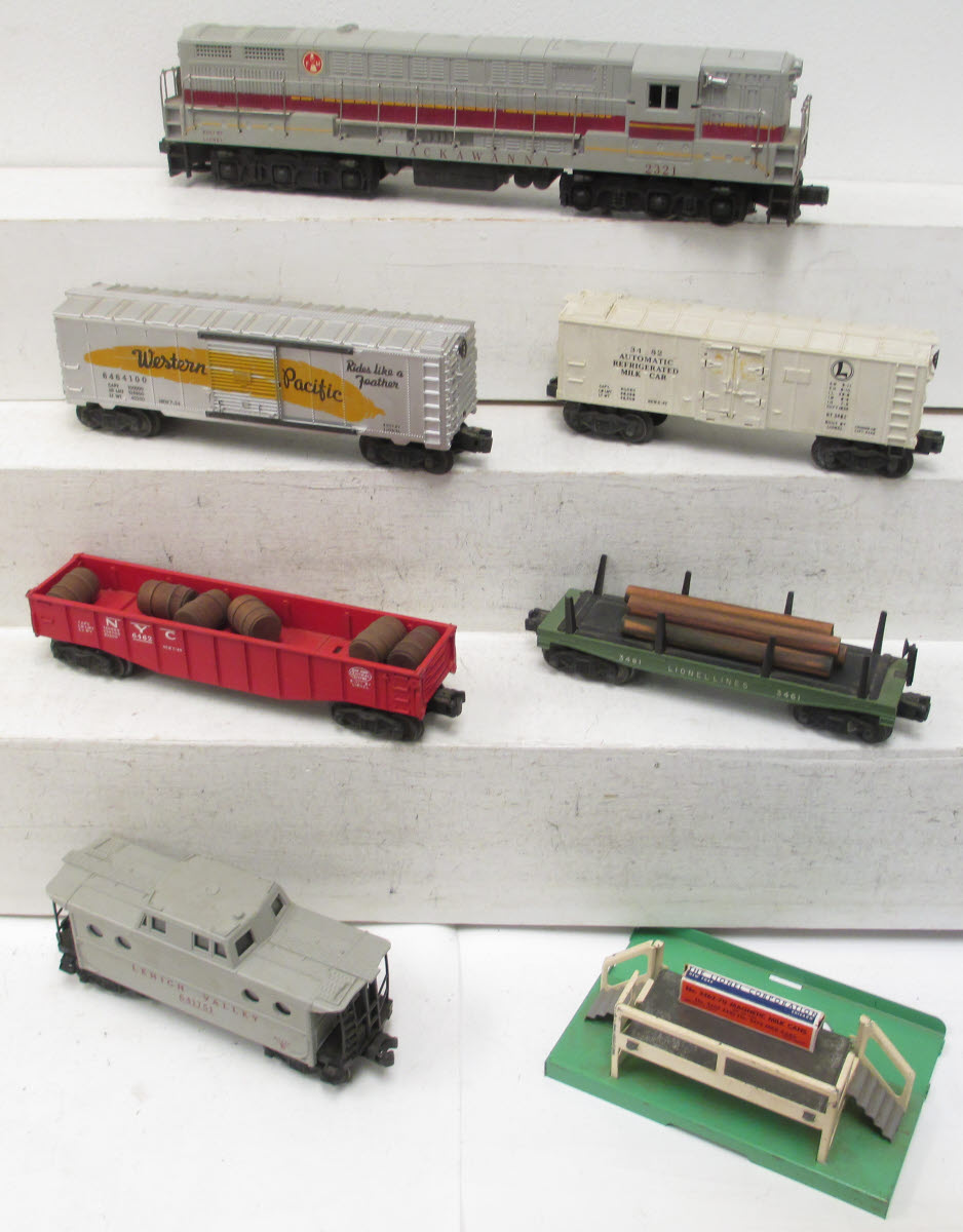 Lionel 2223W Vintage O 2321 Freight Set w/3482,3461,6464-100,6462,6417