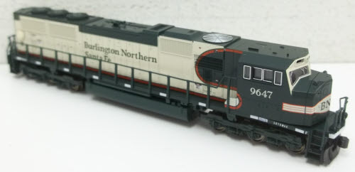 Kato 176-6503 N BNSF EMD SD70MAC Diesel Locomotive #9647 – Trainz