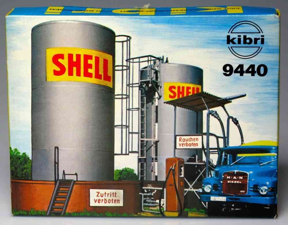 Kibri B-9440 HO Shell Fuel Station Building Kit